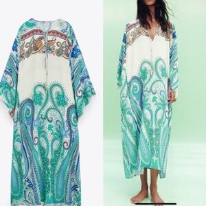 New Zara Tunic Kaftan Dress Extra Small - Small XS-S  2816/08